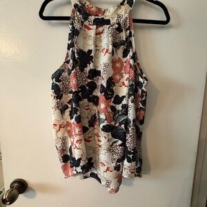 Floral Sleeveless Top - Multicolor